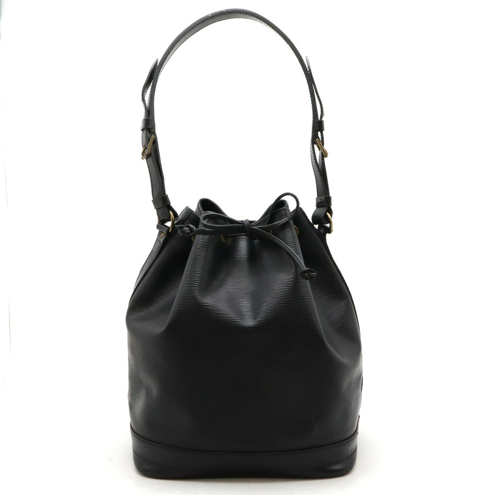 Louis Vuitton Epi Noe Shoulder Bag Hobo Semi Shoulder Drawstring Noir Black